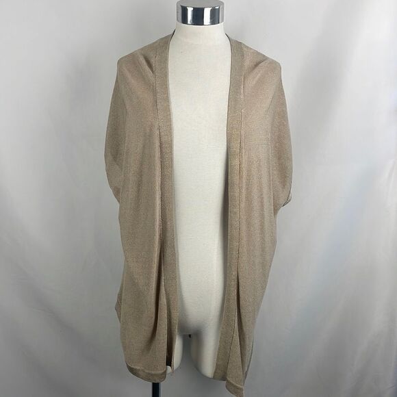 Etcetera Tan Knit Short Sleeve Vest - Picture 1 of 5